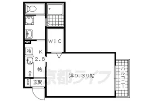 Resana 山科【1階】の間取り