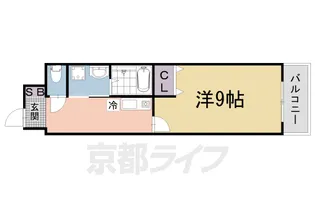 フラットゴートル【5階】の間取り