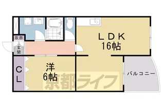 シェモア稲葉台【2階】の間取り