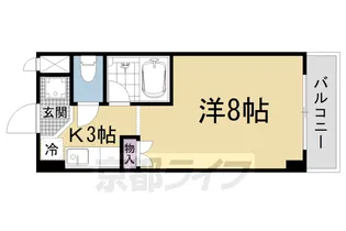 カルテットKOBORI A棟【503号室】の間取り