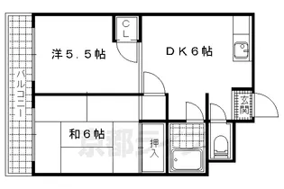 メゾン野溝【301号室】の間取り