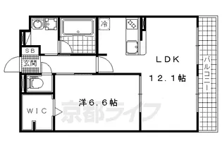 Mana Wing【2階】の間取り
