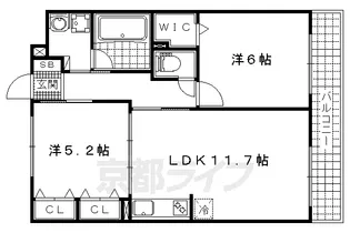 Mana Wing【2階】の間取り