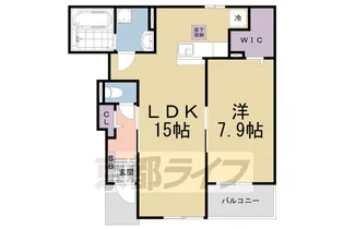 プリマヴェール【1階】の間取り