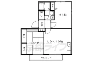 プランタン96【103号室】の間取り