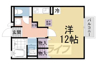 ジョーカンサニーガーデン【1階】の間取り