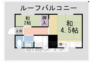 アトリエ・イオス【4階】の間取り