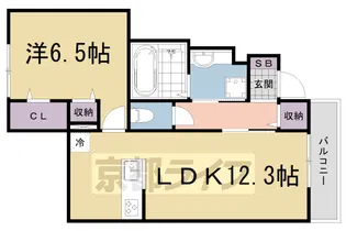 Casa FeliceⅡ【1階】の間取り