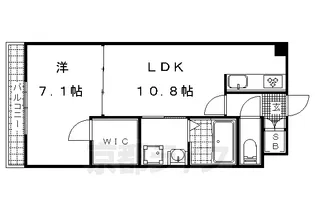 アシェンダ石山Ⅱ番館【4階】の間取り