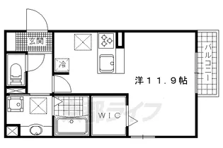 シャルマントリシティⅢ【207号室】の間取り
