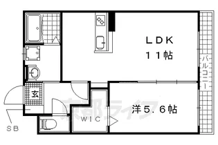 ウィズ秀和Ⅲ【3階】の間取り