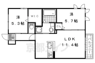 シエロ Ⅰ【1階】の間取り