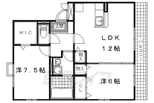 レークタウンB棟【2階】の間取り