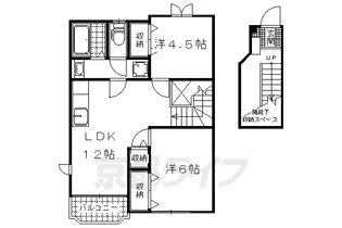 アウローラ比叡Ⅰ【202号室】の間取り