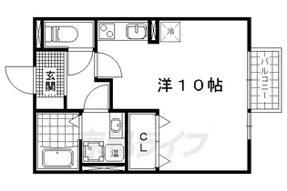 リヴェールSETA【2階】の間取り