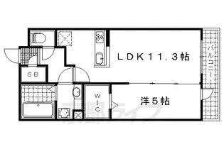 フリーデSTA【3階】の間取り