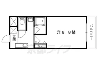 1Kの間取り画像