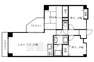 大翔第二ビル【801号室】の間取り