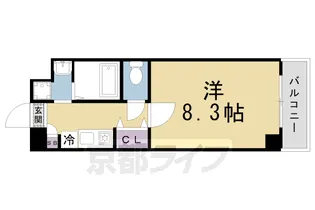 カトル・セゾン【506号室】の間取り