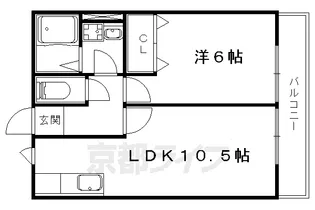 コンフォート洞井【2階】の間取り
