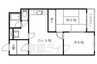 コートバレー【203号室】の間取り