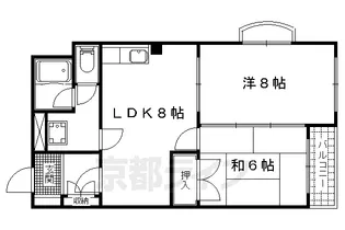 コートバレー【201号室】の間取り
