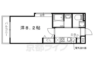 コーポ伊藤【101号室】の間取り