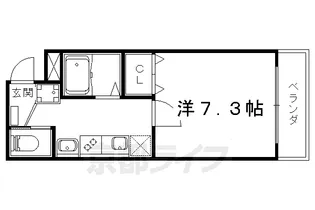 グラン・リジェール【205号室】の間取り