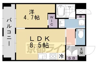 京都スター・ビル【207号室】の間取り