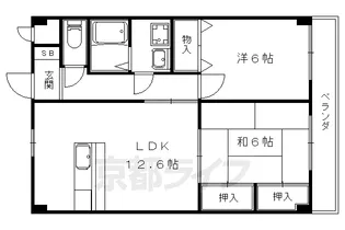 マンションFDK【403号室】の間取り