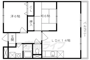 セブン・ヴェル【2階】の間取り