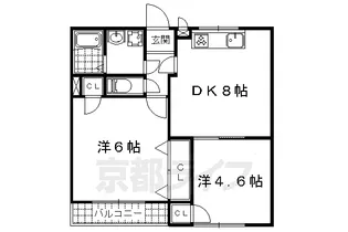 レ・セーナ【302号室】の間取り