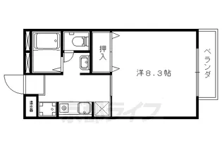 セントポーリア醍醐【202号室】の間取り