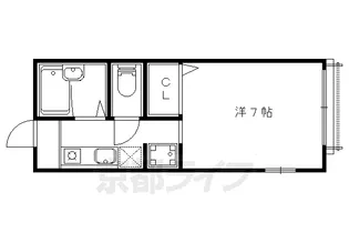 ディアス北花山Ⅱ【105号室】の間取り