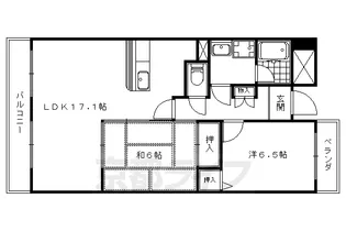 MZグラヴィール【4階】の間取り