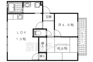 ラテール音羽 A棟【203号室】の間取り