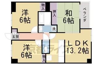 カレラ・デ・オエステ【2階】の間取り