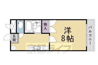 WEST POINT【102号室】の間取り