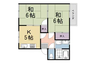 タウニィ地後【203号室】の間取り