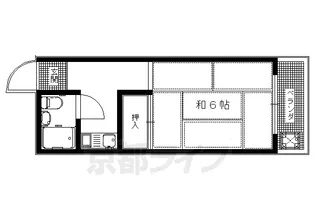 サニーライフ東向日【302号室】の間取り