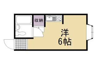 フラワーハイツ【201号室】の間取り