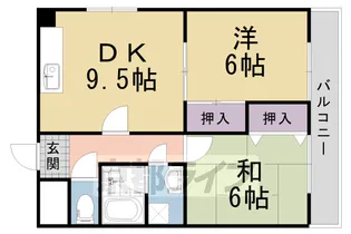グリーンヒルトミタ【2階】の間取り