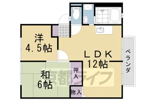 グリーンヒルセイジュⅡ【105号室】の間取り