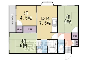 ガーデンテラス金ヶ原【103号室】の間取り