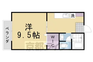 メゾンパストラル【1階】の間取り