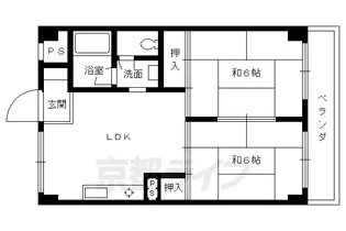 コーポ紗羅【302号室】の間取り