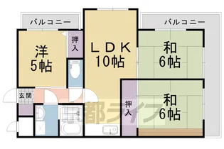 モアライフ酒井松【201号室】の間取り
