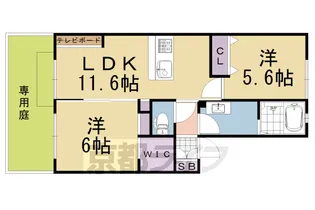 ルシェール正栄【107号室】の間取り