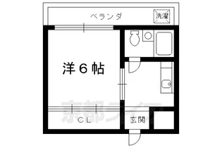 大喜マンション【303号室】の間取り