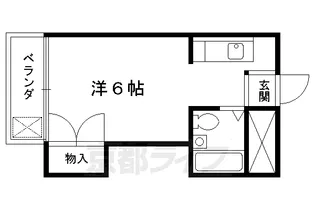 1Kの間取り画像
